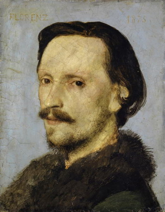 Arnold Böcklin - Portrait of Adolf Bayersdorfer