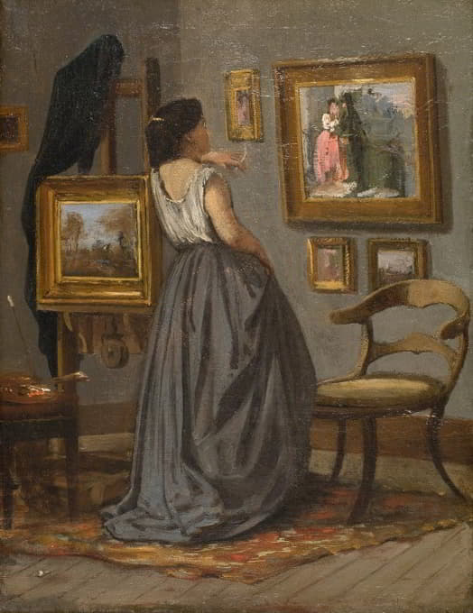 David Jacobsen - A Lady in the Studio
