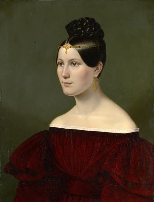 奥古斯特·冯·艾希塔尔男爵夫人画像