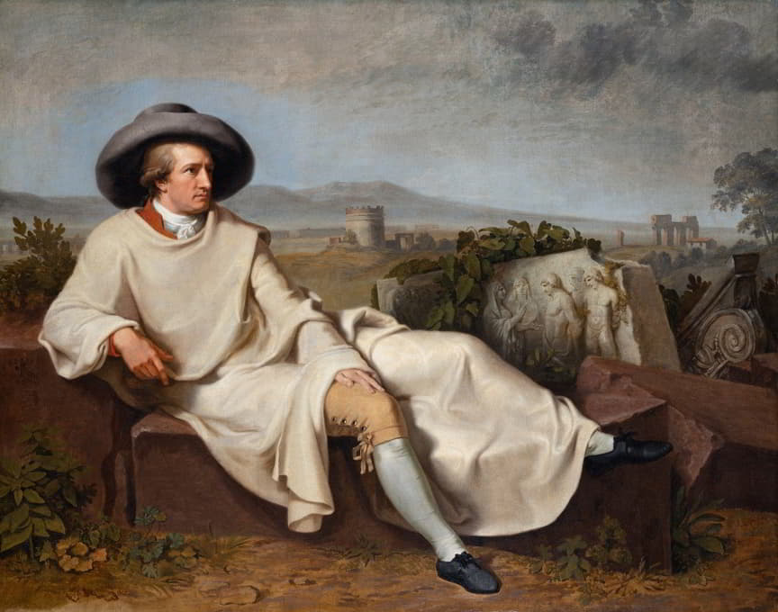 Johann Heinrich Wilhelm Tischbein - Goethe in the Roman Campagna