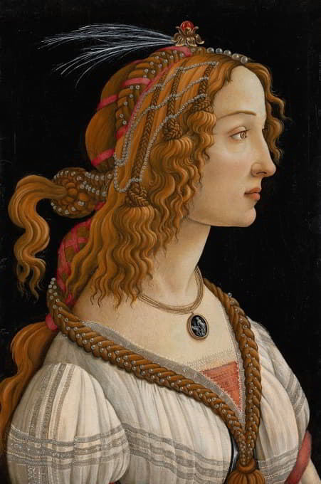 西蒙内塔·维斯普奇（Simonetta Vespucci）的女神肖像