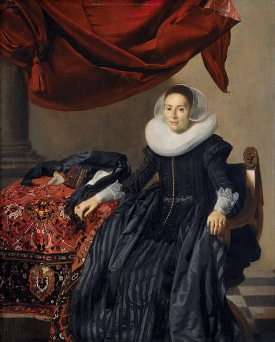 Thomas de Keyser - Portrait of a Young Woman