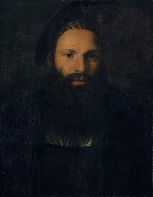 Titian - ,Portrait of Pietro Aretino