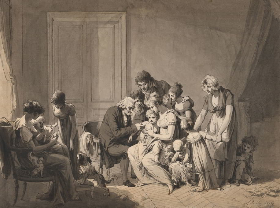 Louis Léopold Boilly - The Vaccine