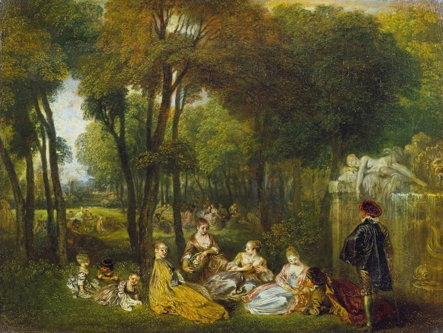 Jean-Antoine Watteau - Les Champs Elisées