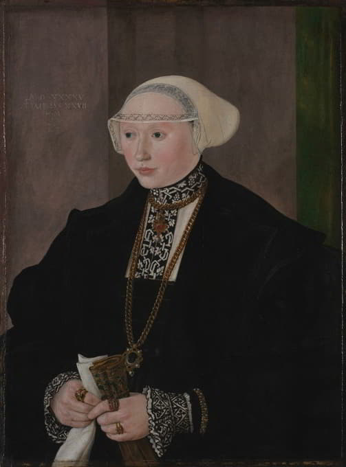 弗里伯格的妻子玛丽亚·基茨彻的肖像