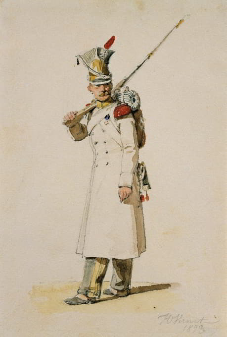 Horace Vernet - Grenadier of the Vistula Legion