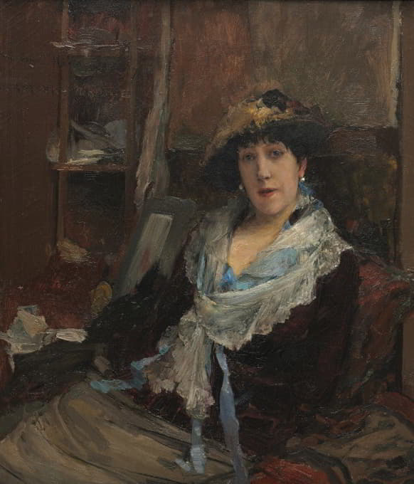 Jules Bastien-Lepage - Marie Samary of the Odéon Theater