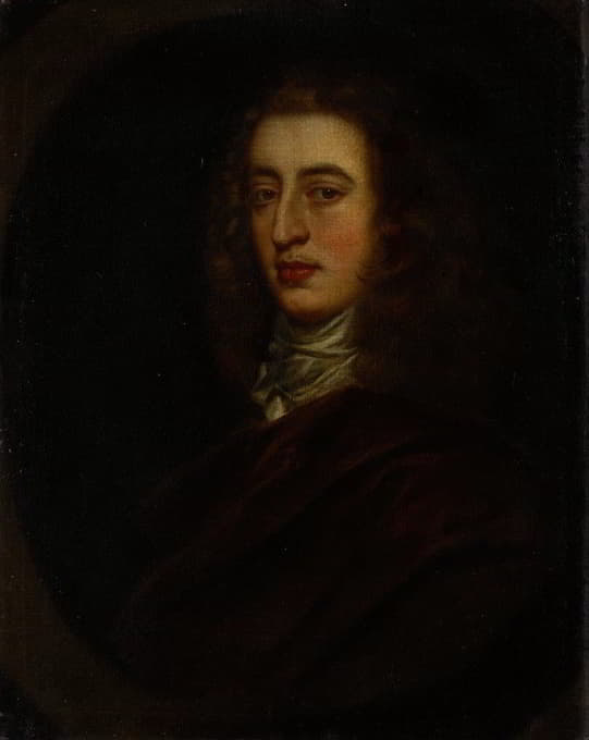 Workshop of Sir Peter Lely - Bust Portrait of a Young Man