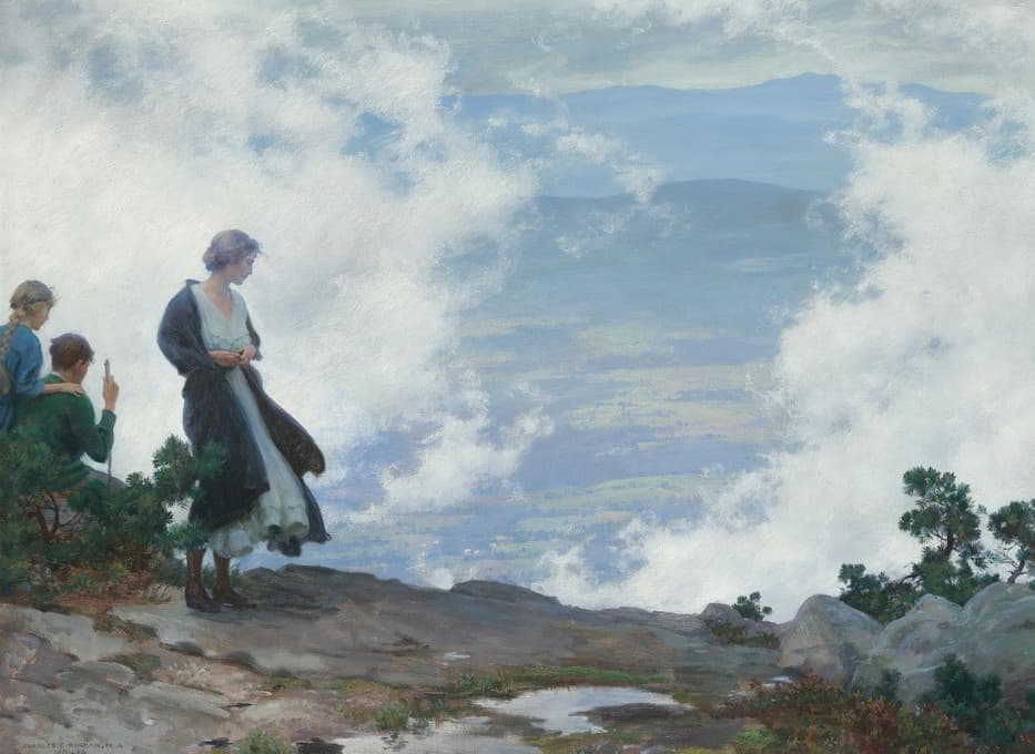 Charles Courtney Curran - After the Storm