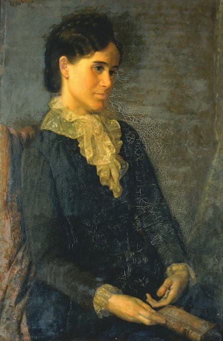 Oliver Ingraham Lay - Hester Marian Wait Lay, Portrait of the Artist’s Wife