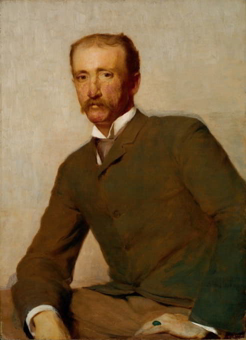 Thomas Hovenden - Portrait of Frank Hamilton Cushing