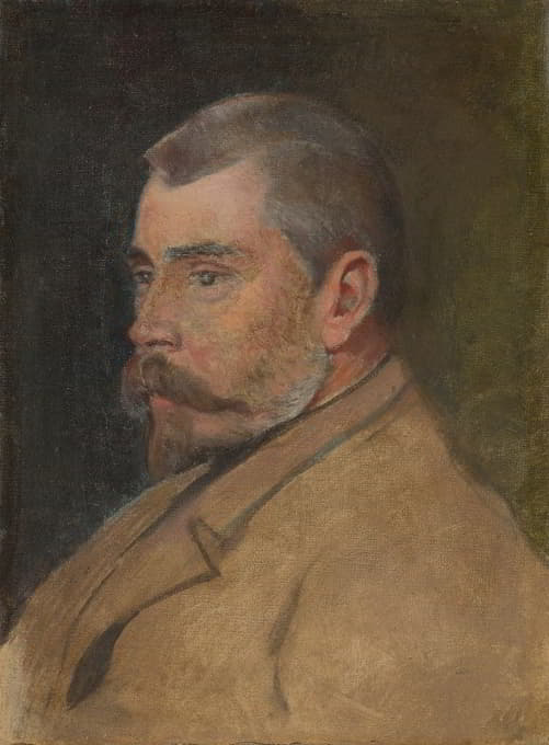 Ladislav Mednyánszky - Portrait of Brother-in-law, Štefan Czóbel