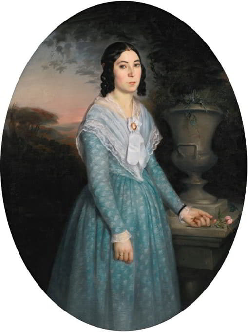 William-Adolphe Bouguereau - Portrait Of Marie-Célina Brieu