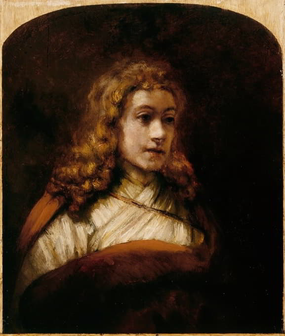 Follower of Rembrandt van Rijn - Bust Of A Youth