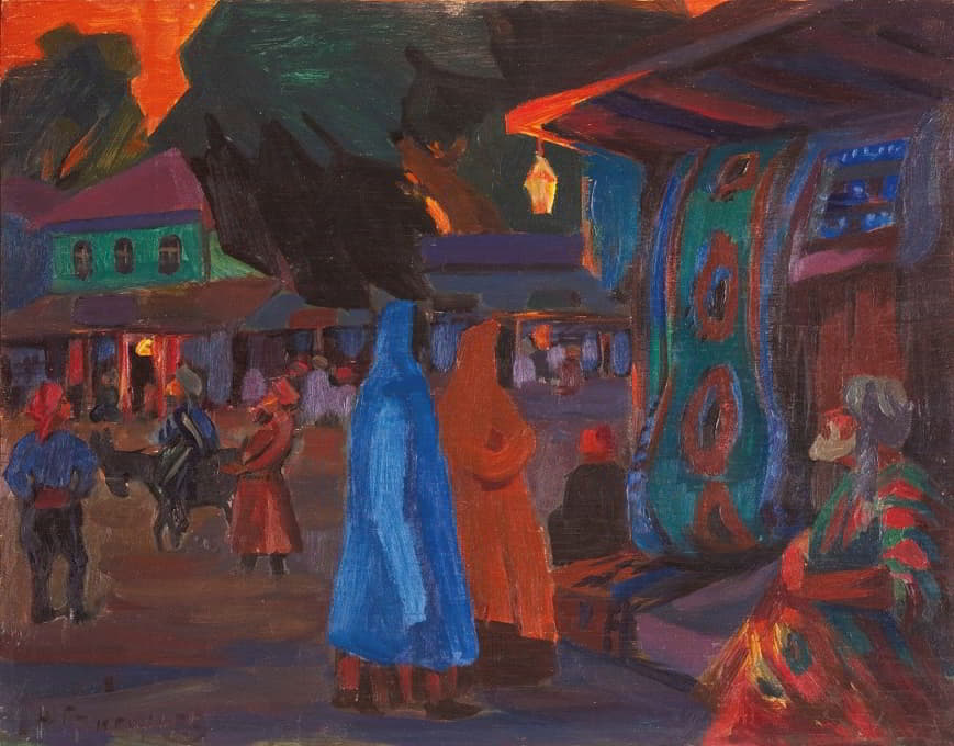 Nikolai Mikhailovich Grigoriev - Tashkent At Night