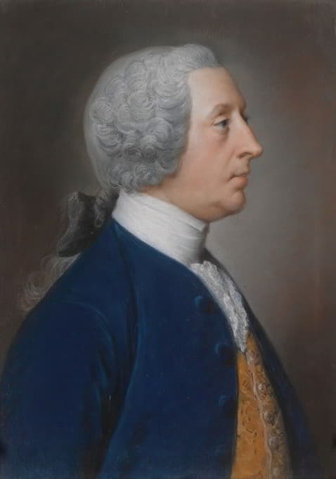 William Hoare of Bath - Portrait Of Henry Hoare, ‘the Magnificent’ Of Stourhead (1705-1785)