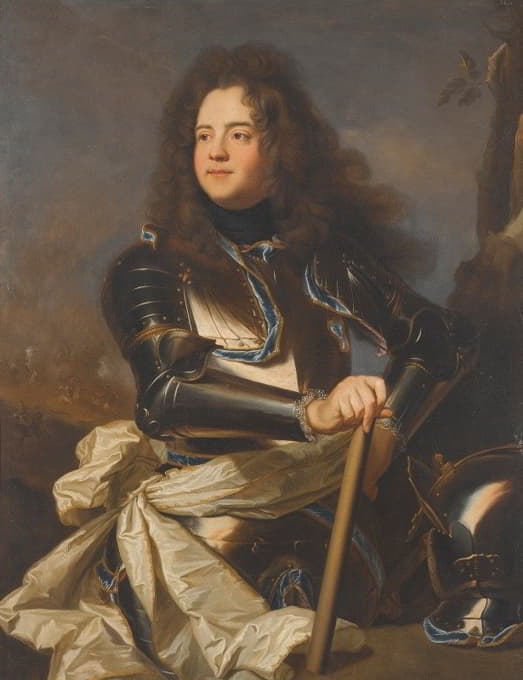 亨利·路易斯·德拉图尔·德奥弗涅肖像画（1679-1753），法国元帅埃弗雷克斯伯爵