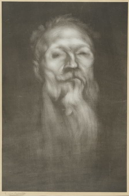 Eugène Carriere - Portrait of Auguste Rodin