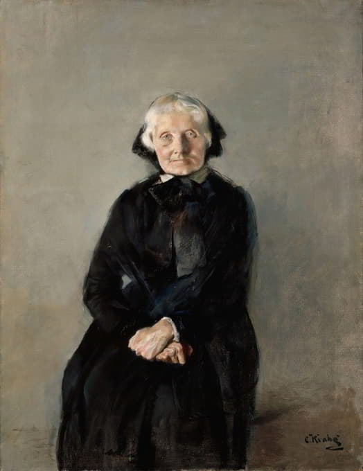 艺术家姑姑玛丽·克罗赫的肖像