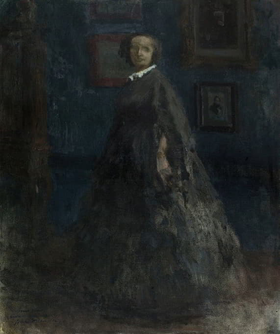维克多·雨果夫人肖像