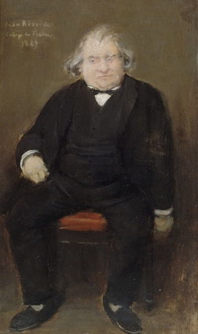 哲学家欧内斯特·雷南肖像（1823-1892）