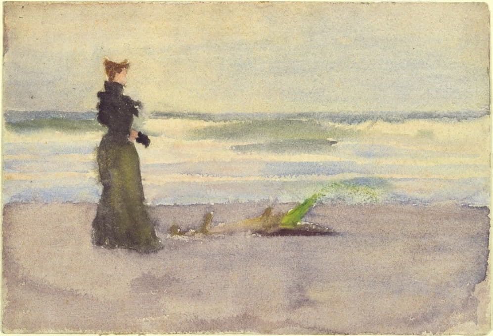 Thomas Pollock Anshutz - Woman on Beach