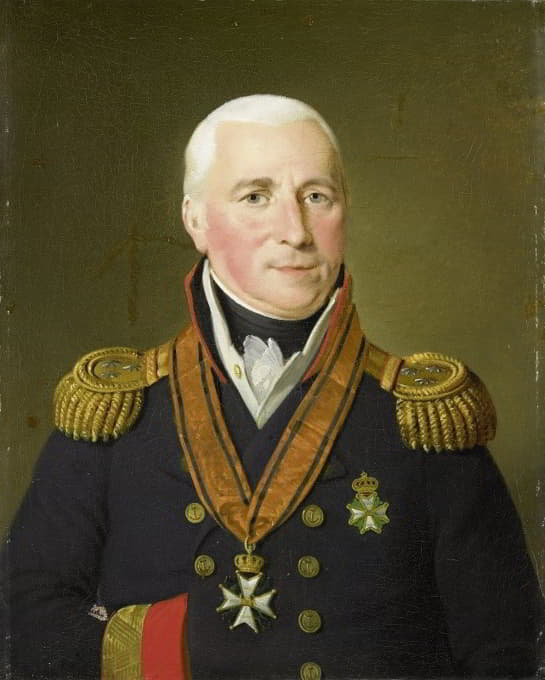 海军中将Gerrit Verdooren（1757-1824）的肖像
