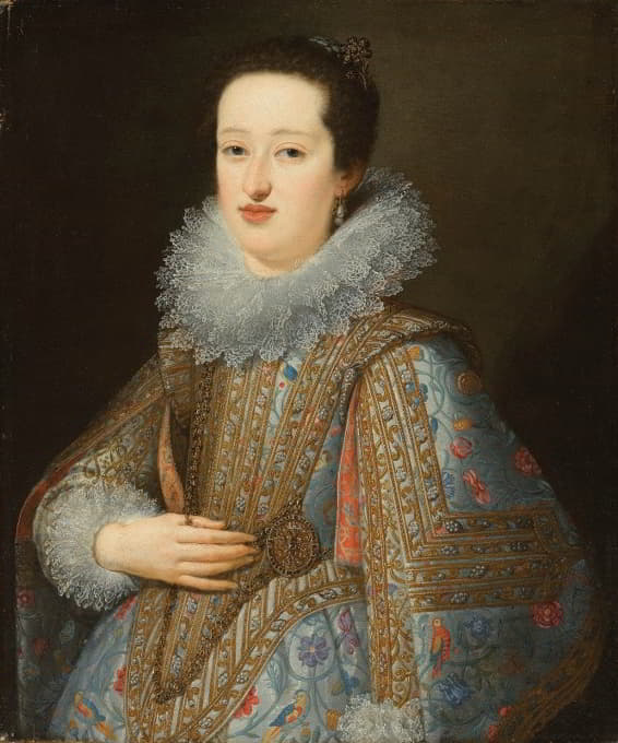 Giusto Suttermans - Portrait of Eleonora Gonzaga (1598-1655)