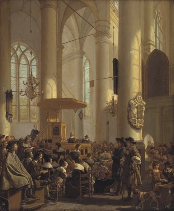 荷兰教堂的内部