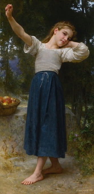 William-Adolphe Bouguereau - La paresseuse