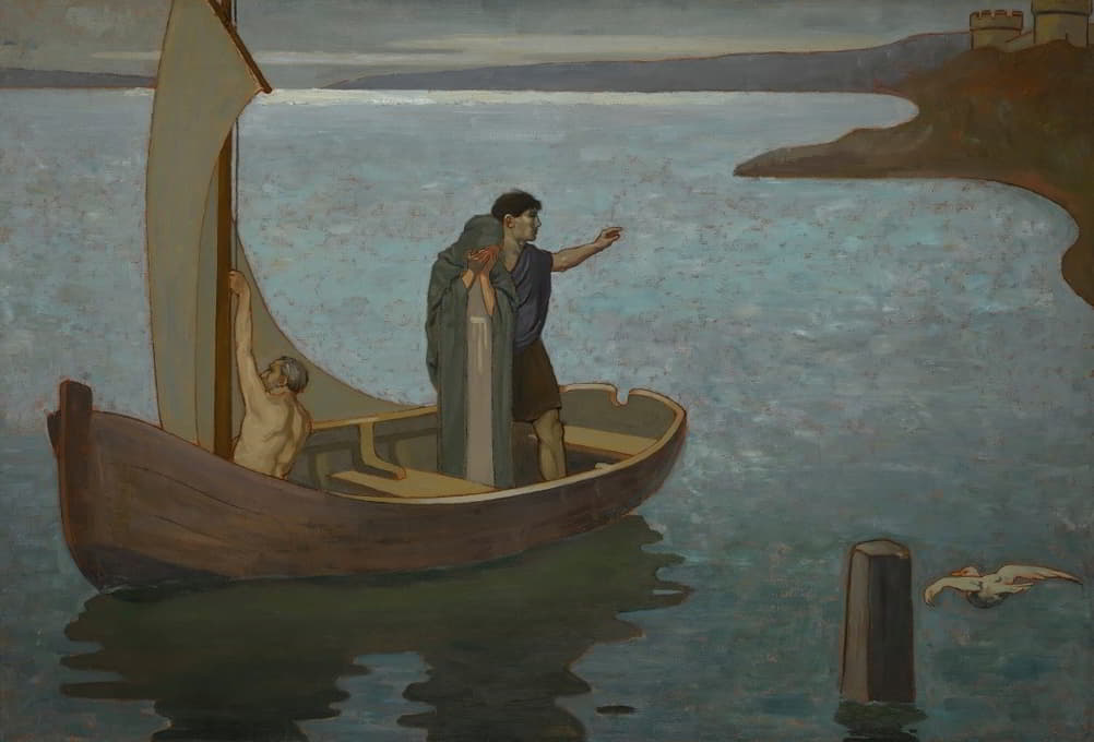 Frederick Cayley Robinson - The departure