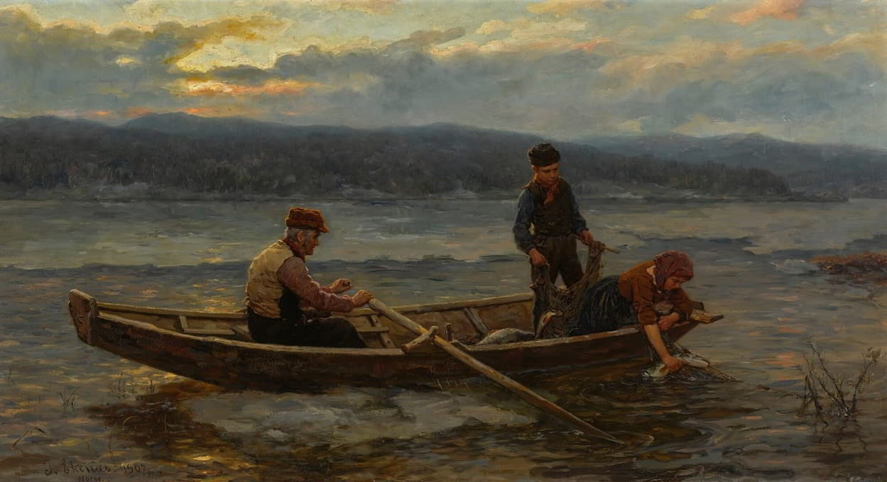 Jahn Ekenaes - Fishing in the fjords