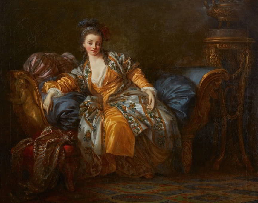 Jean-Baptiste Le Prince - Portrait of a woman on a divan