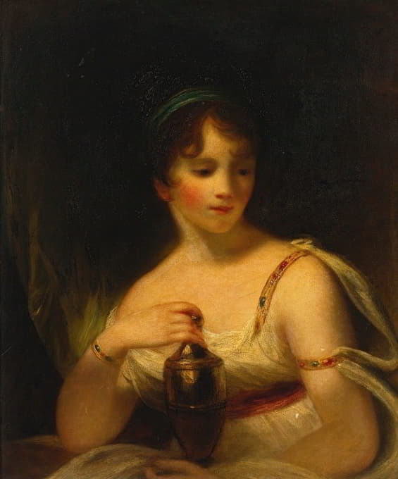 Sir William Beechey - Portrait of Charlotte Earle Beechey, the artist’s daughter, as Psyche