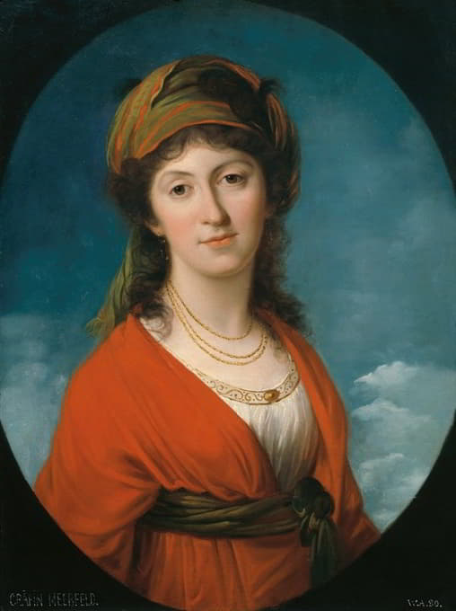 玛丽·特里斯·米尔菲尔德伯爵夫人，d.o.b。迪特里希斯坦伯爵夫人