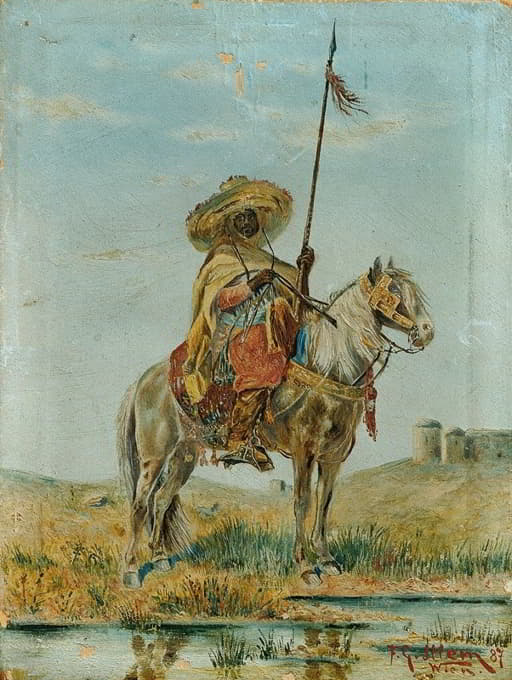 Franz Josef Georg Illem - Mexikaner zu Pferd