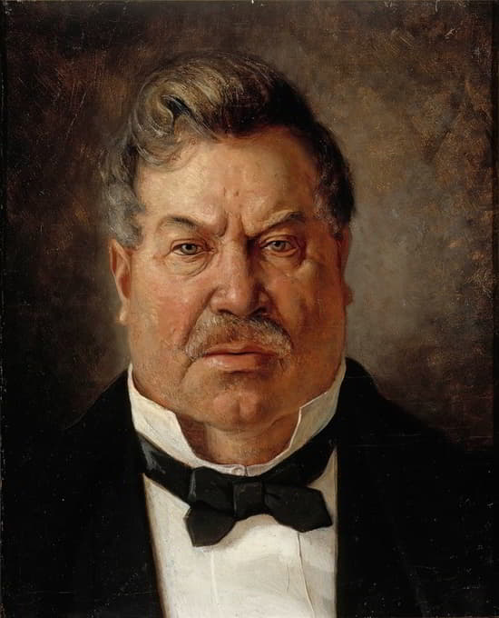 Albert Edelfelt - Portrait of August Streng