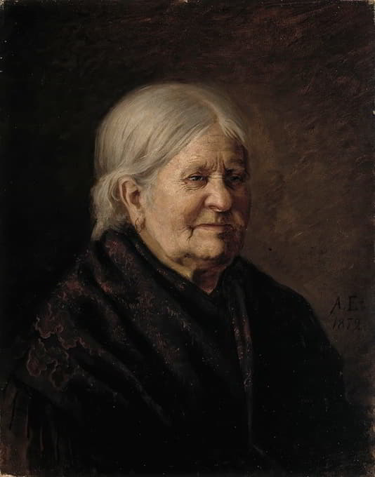 Albert Edelfelt - Portrait of Fredrika Snygg (Tajta)