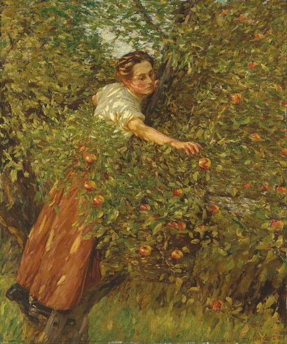 Henry Herbert La Thangue - Sussex Apples