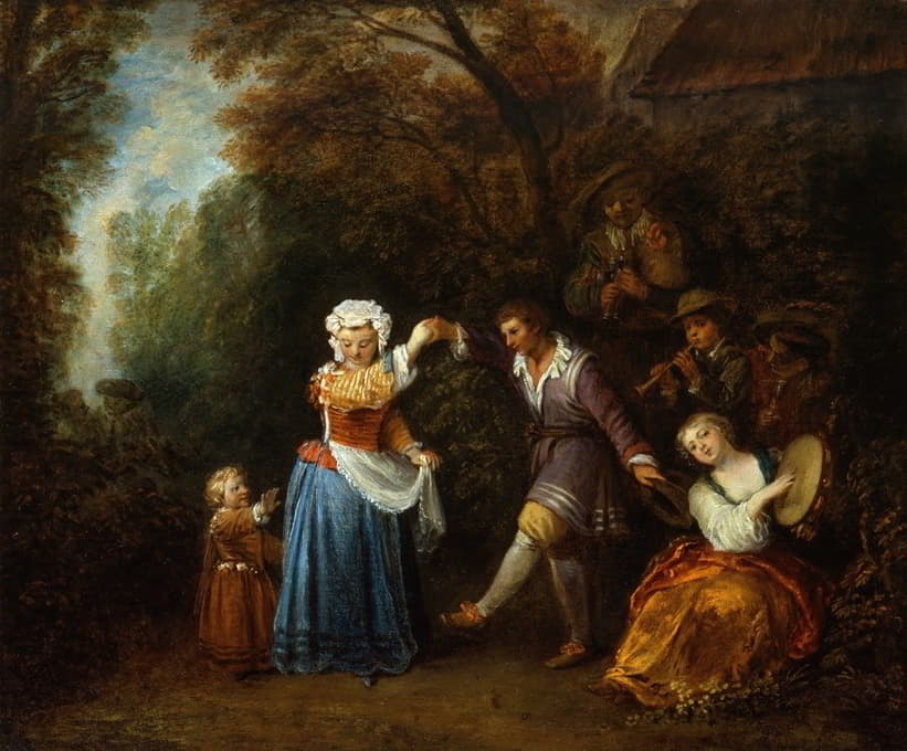 Jean-Antoine Watteau - The Country Dance