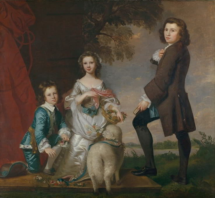 托马斯（1740年至1825年）和玛莎·尼特（1741年至1795年后）及其导师托马斯·李约瑟