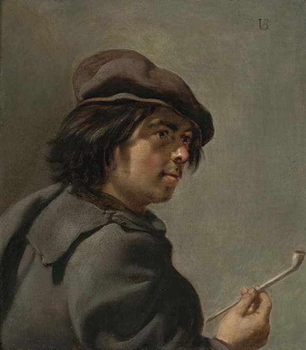 Jan Van Bijlert - A Smoker