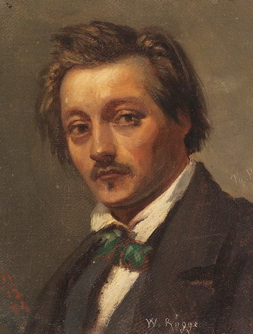 画家威廉·罗格的肖像（1829-1908）