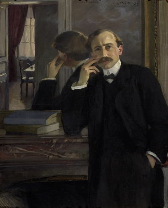 Charles Giron - Portrait de Philippe Monnier (1864-1911)