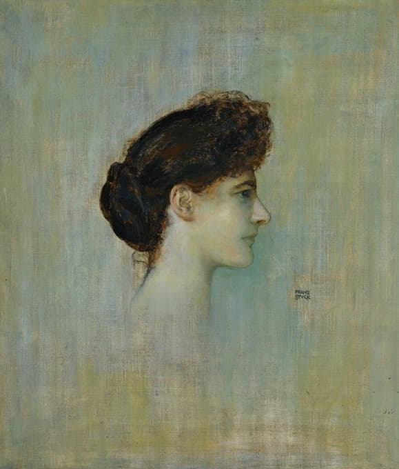Franz von Stuck - Damenbildnis (Portrait of a Lady)