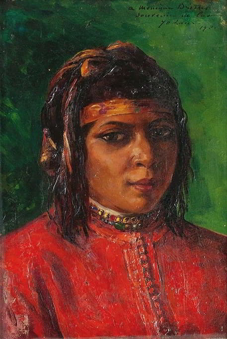 Marie-Yvonne Laur - Portrait of a Moroccan Woman