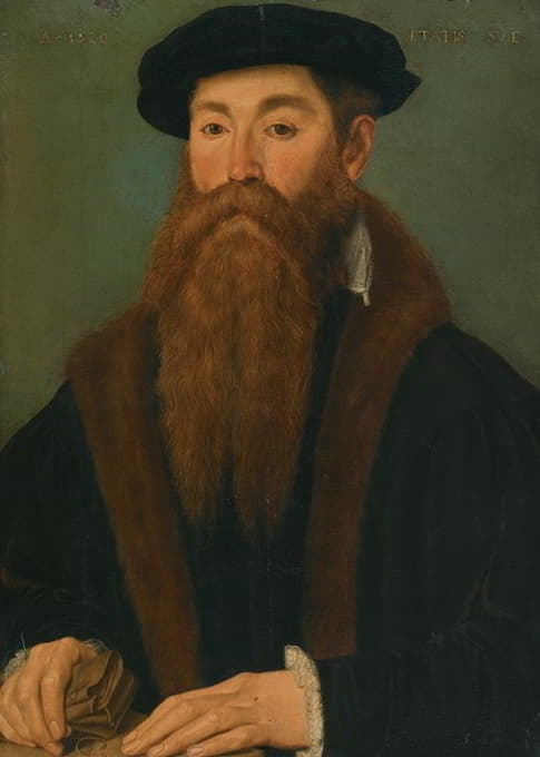 The Master of the 1540s - Portrait Of A Gentleman