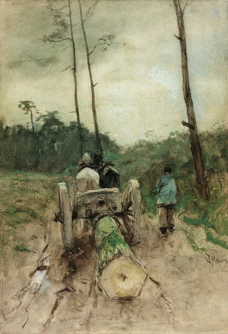 Anton Mauve - The Forester’s Cart