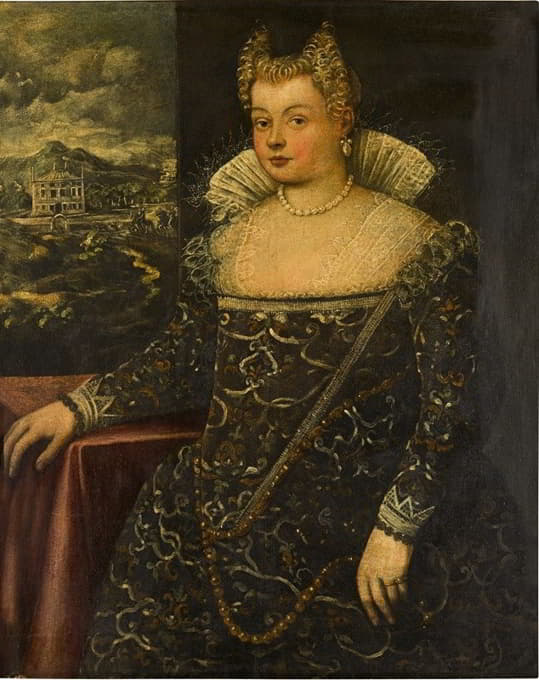 一位女士的肖像，传统上被认为是丽塔·贝莱西